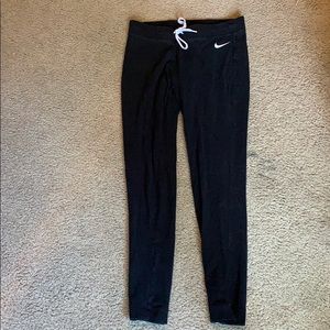 Black Nike joggers